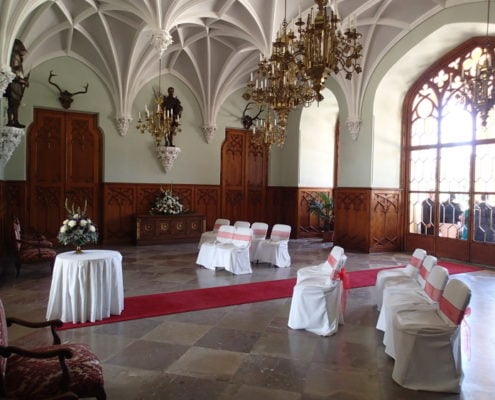 Свадьба в Замке Леднице