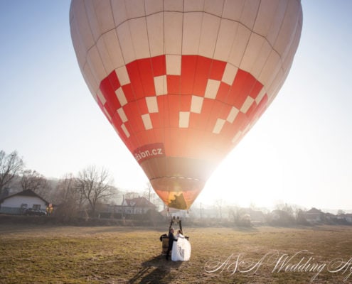 Свадьба на воздушном шаре