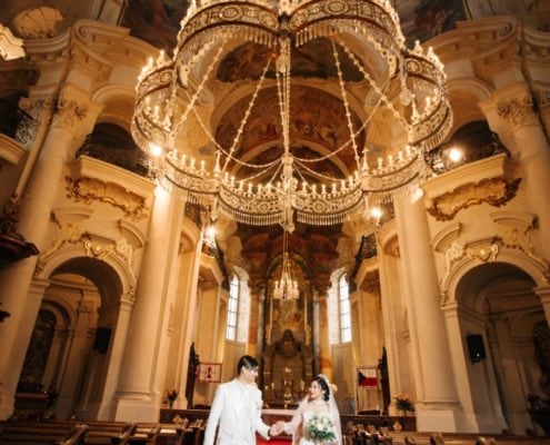 Свадьба в Тройском замке и в церкви Святого Николая